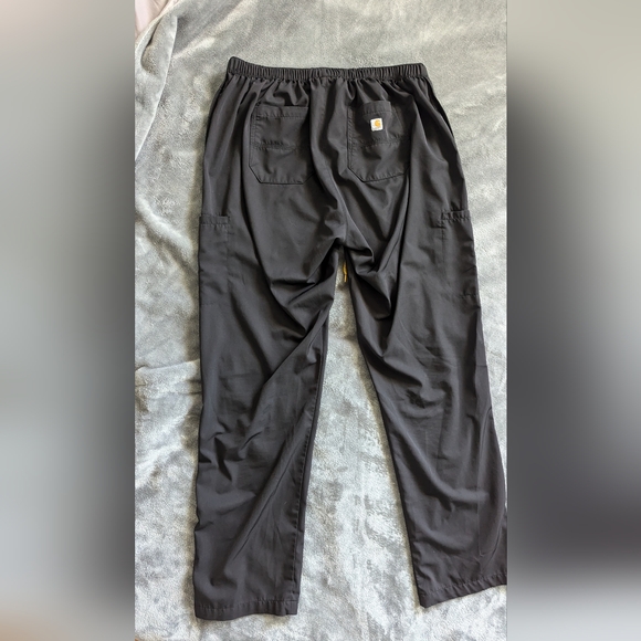 Large Black Carhartt Scrub Set- includes top and pants - Picture 5 of 8